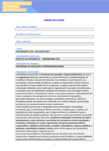 Projeto de Extensão IV Engenharia Civil