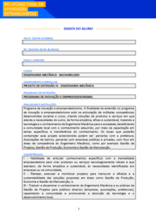 Projeto de extensão IV Engenharia Mecânica